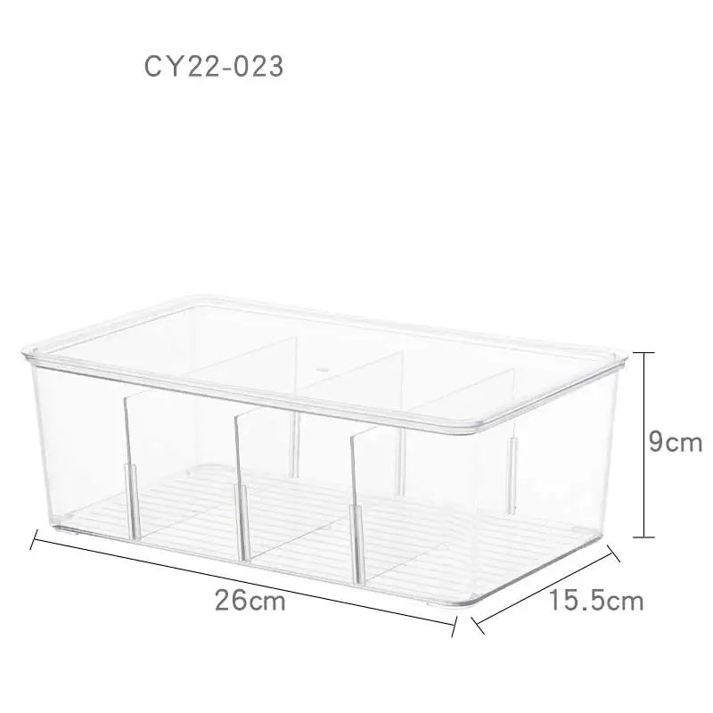 Clear Pantry Organizer Bins Set