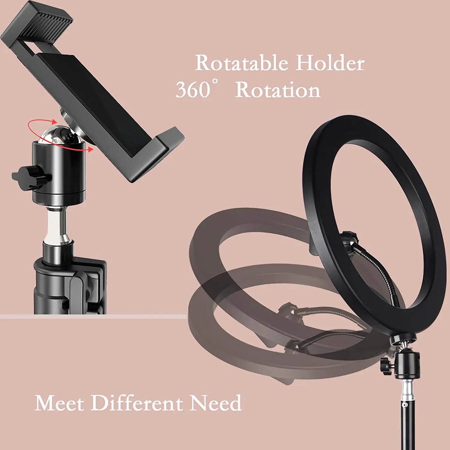 LED Ring Light with Tripod Stand