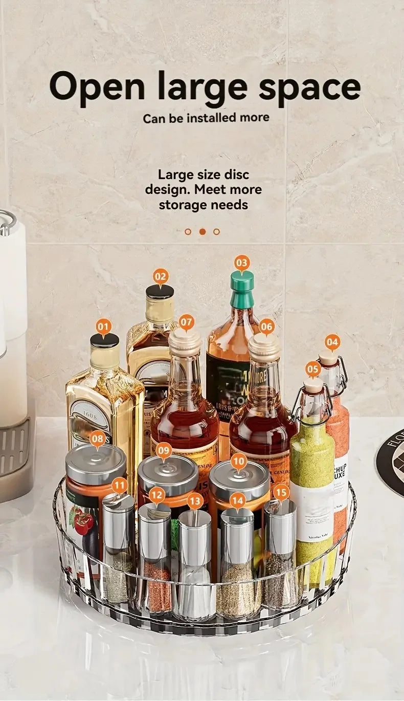 360° Rotating Kitchen Organizer