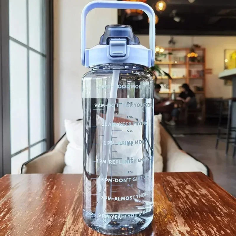 Motivational Water Bottle with Time Marker