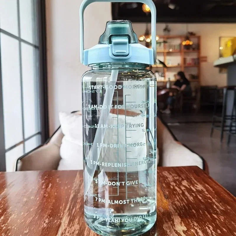 Motivational Water Bottle with Time Marker