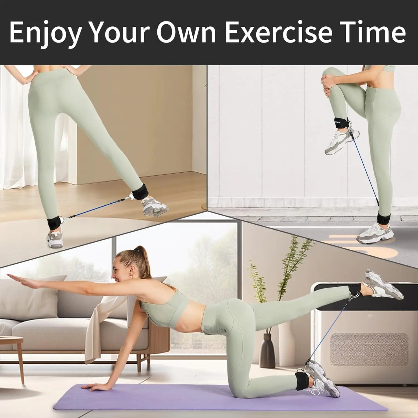 Ankle Resistance Bands Set