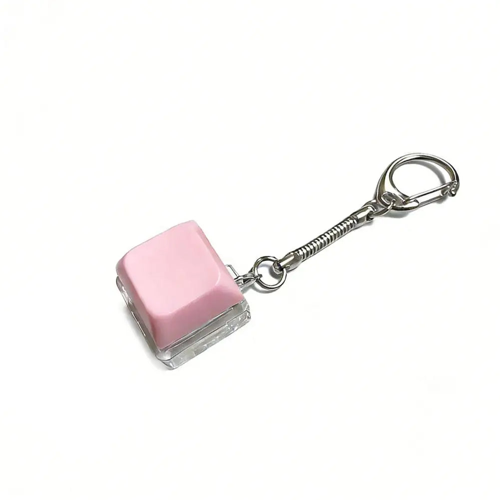 Macaron Keyboard Fidget Keychain