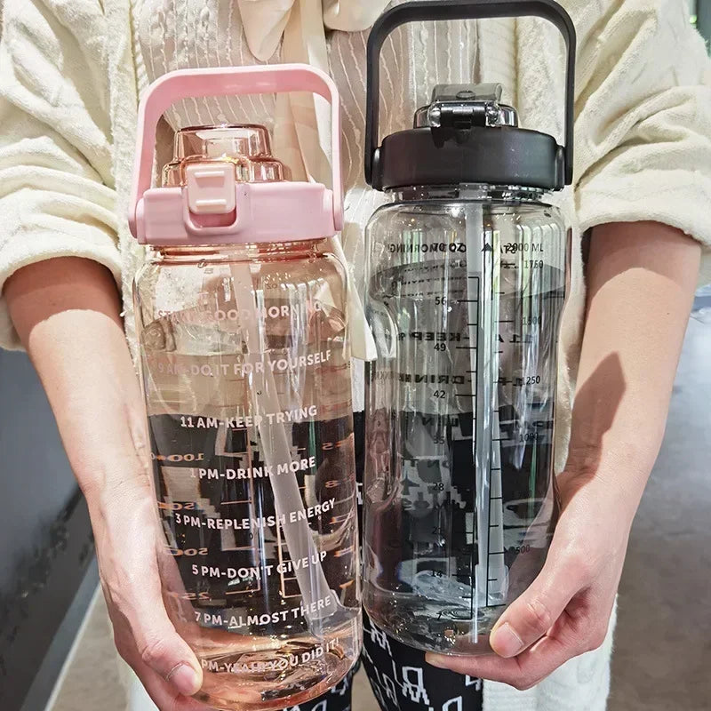 Motivational Water Bottle with Time Marker