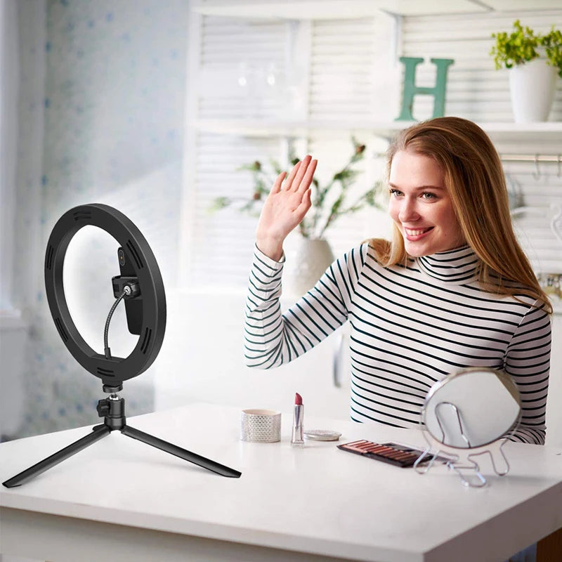 LED Ring Light with Tripod Stand