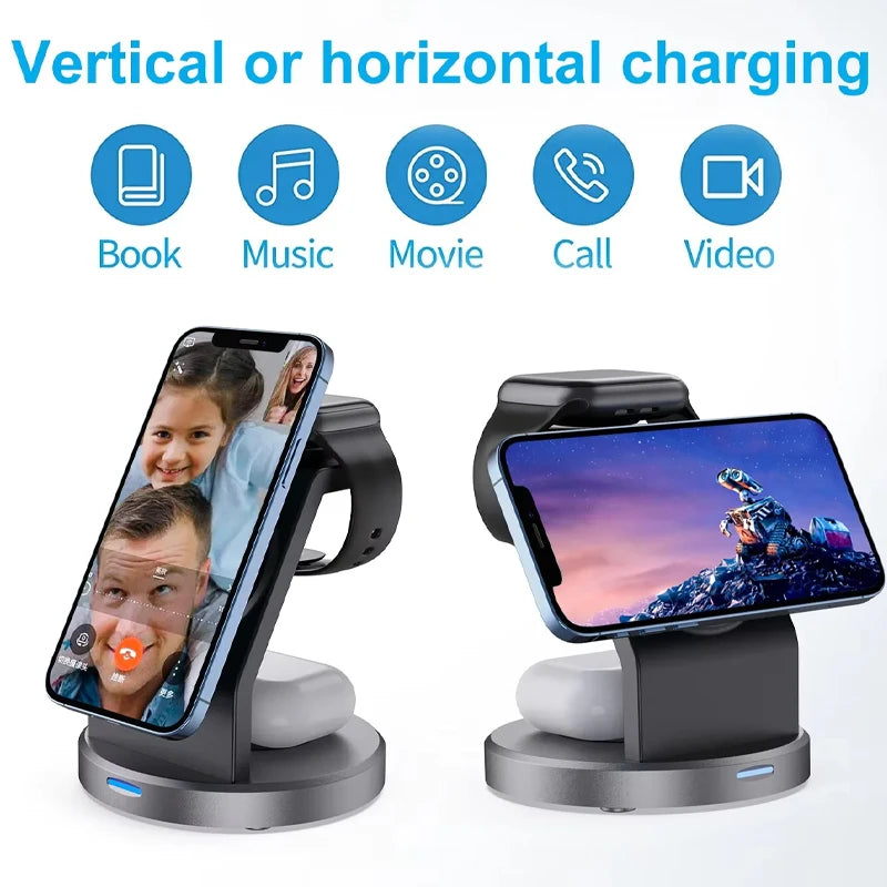 3-in-1 Wireless Charging Station