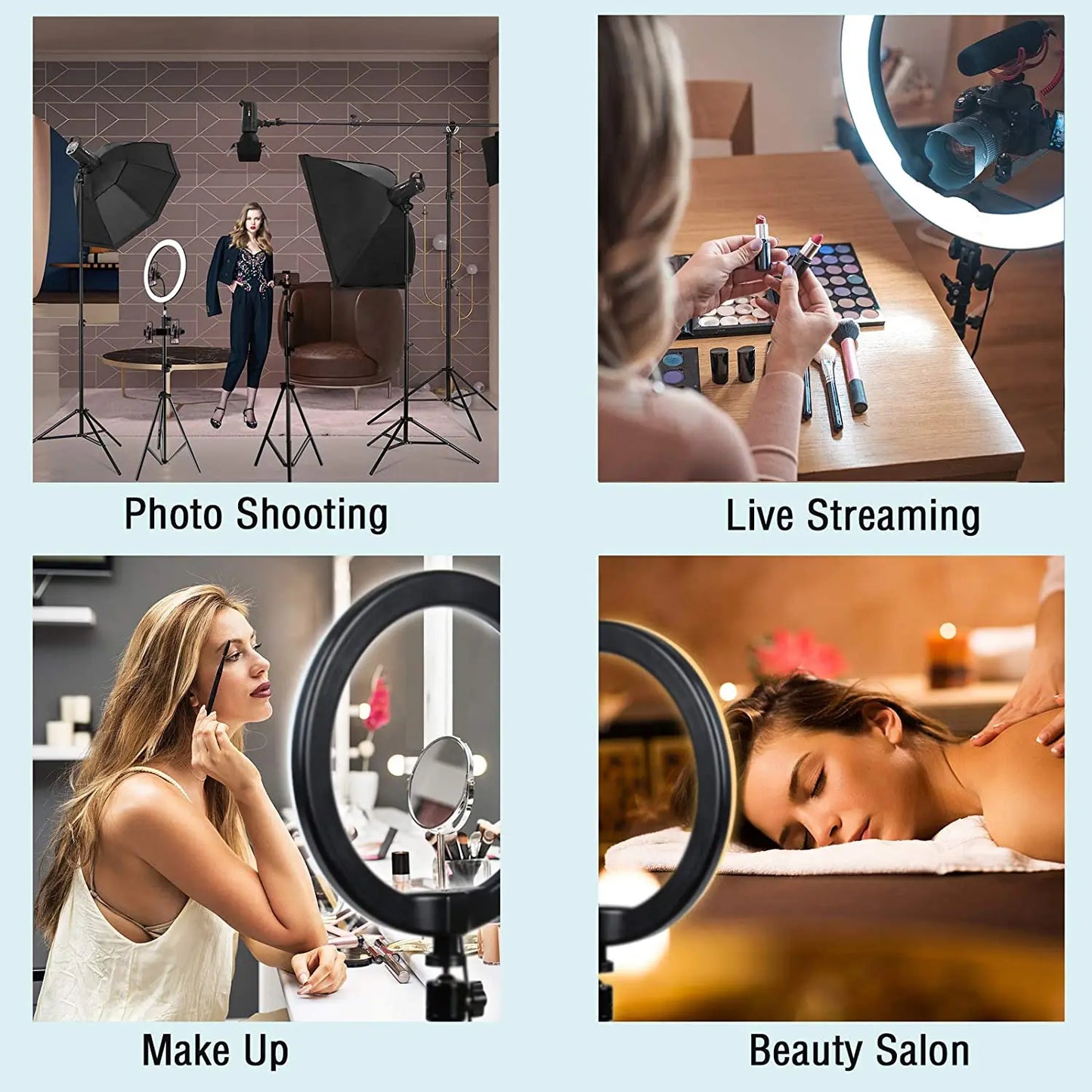 LED Ring Light with Tripod Stand