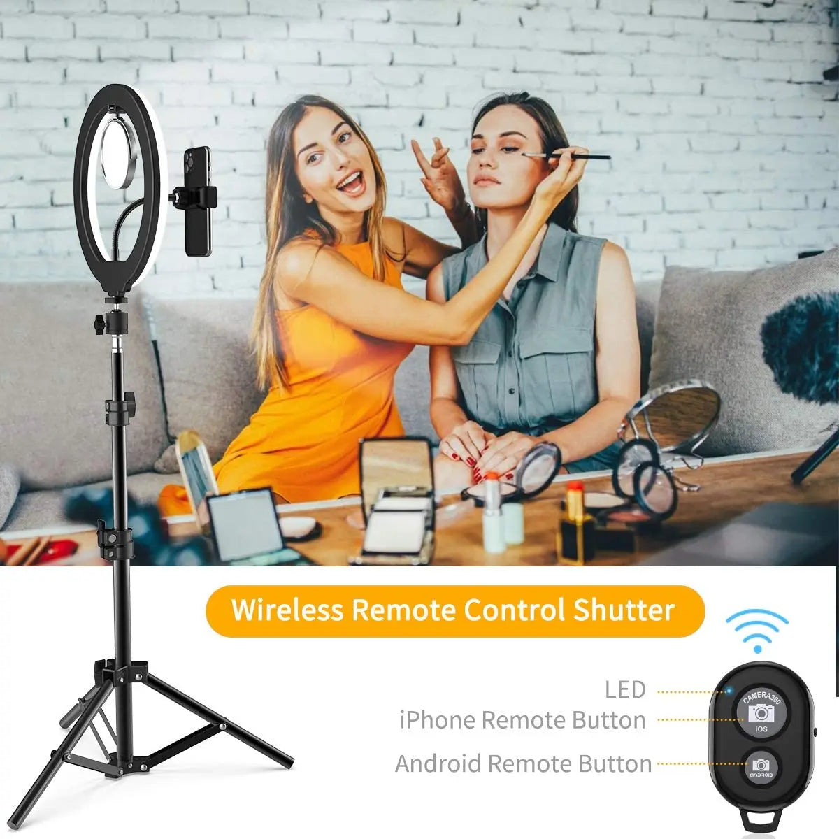 LED Ring Light with Tripod Stand