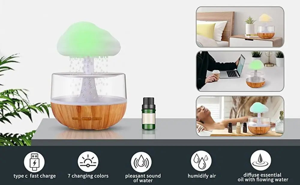 Rain Cloud Humidifier — Aromatherapy Diffuser