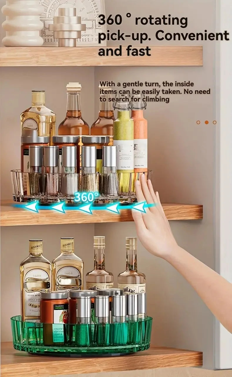 360° Rotating Kitchen Organizer