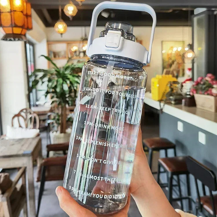 Motivational Water Bottle with Time Marker