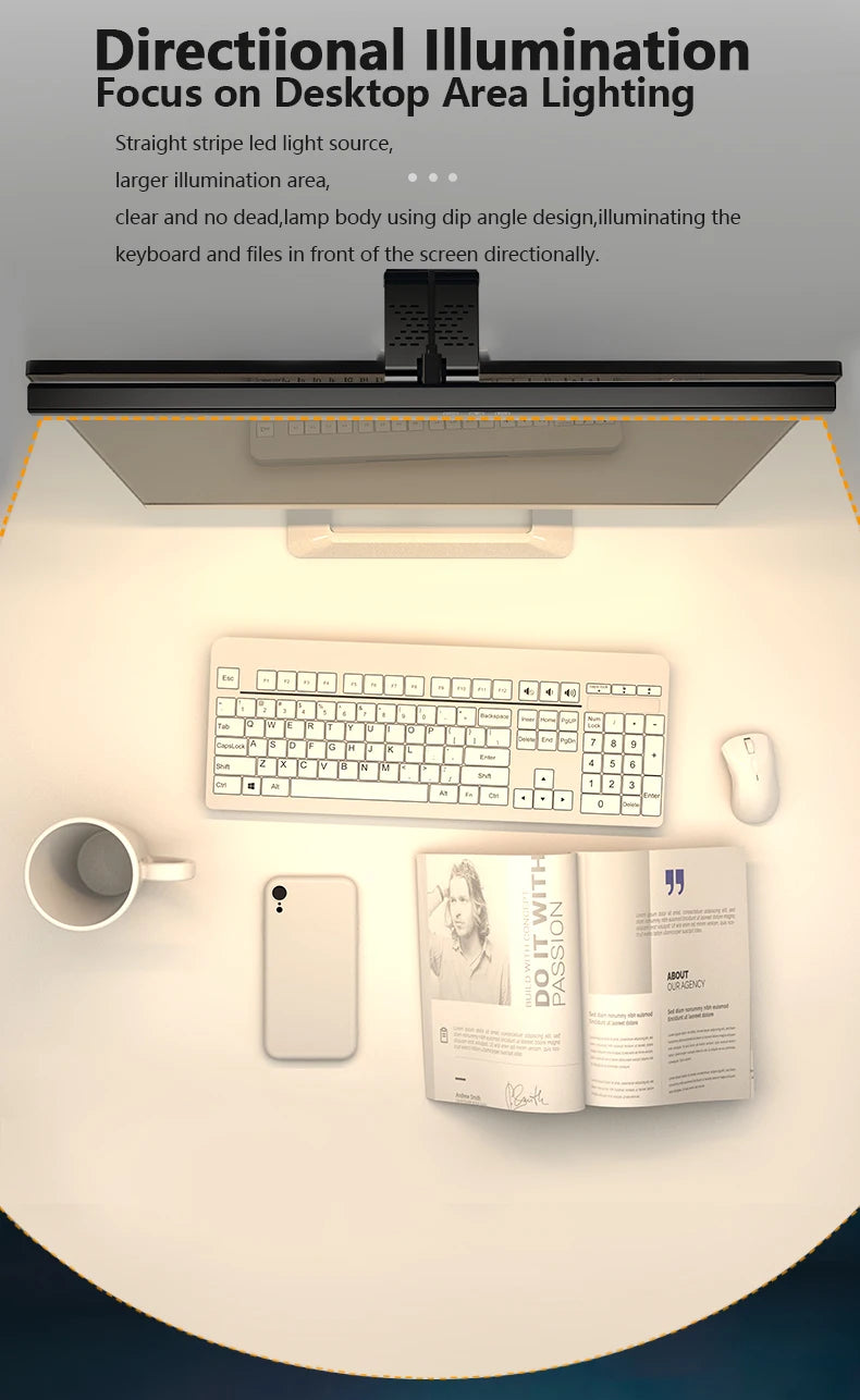 Monitor Light Bar — LED Desk Lamp