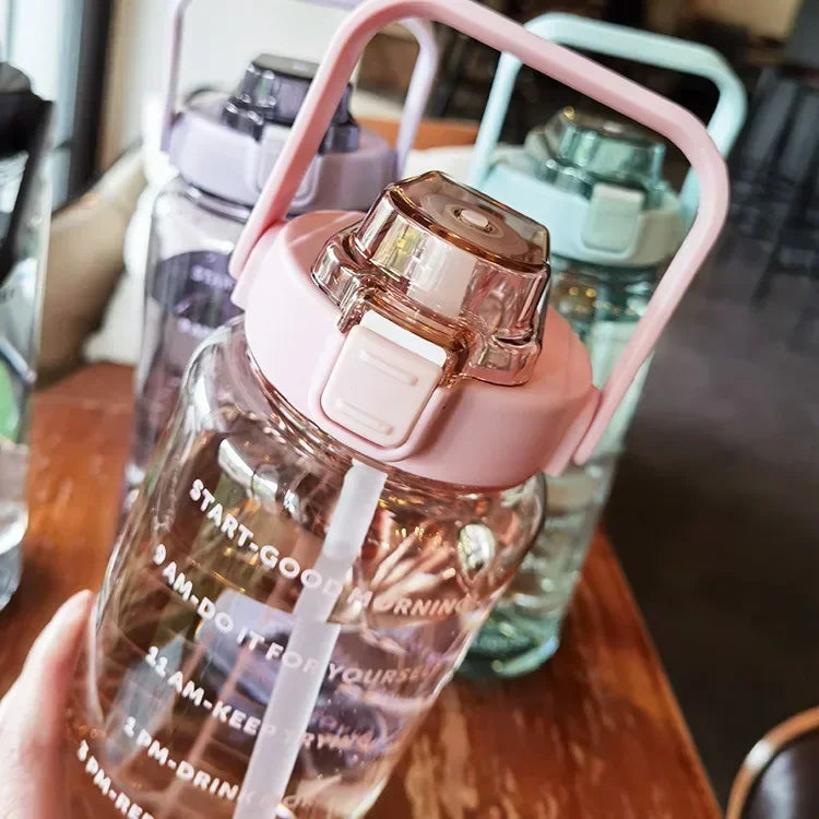Motivational Water Bottle with Time Marker