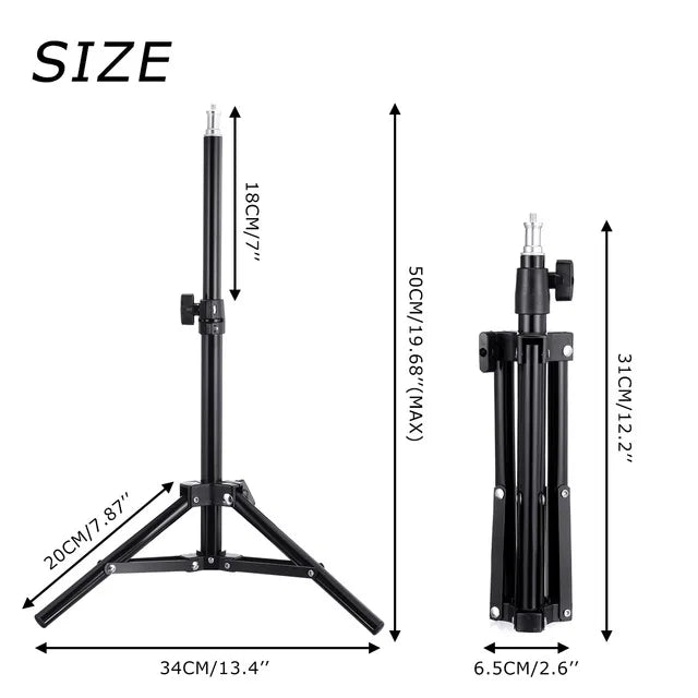 LED Ring Light with Tripod Stand