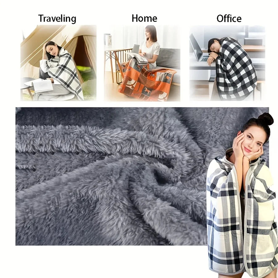 Cozy Wearable Blanket Wrap