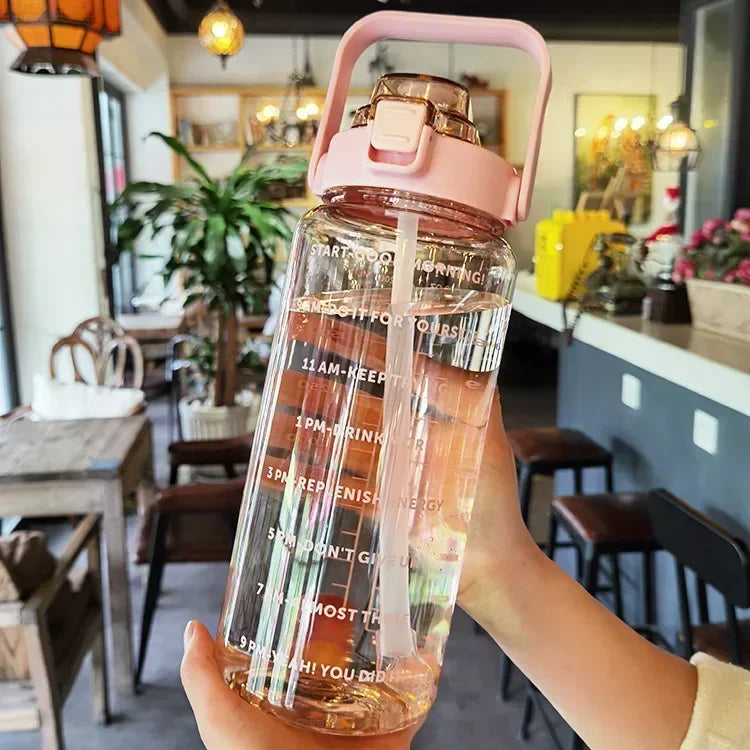 Motivational Water Bottle with Time Marker