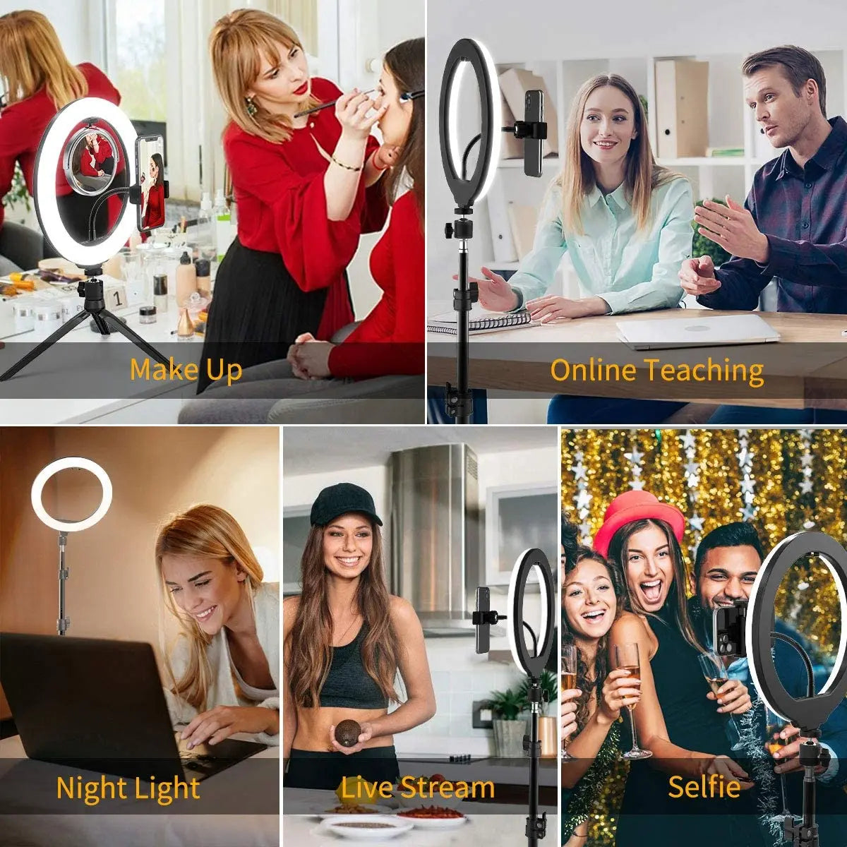 LED Ring Light with Tripod Stand