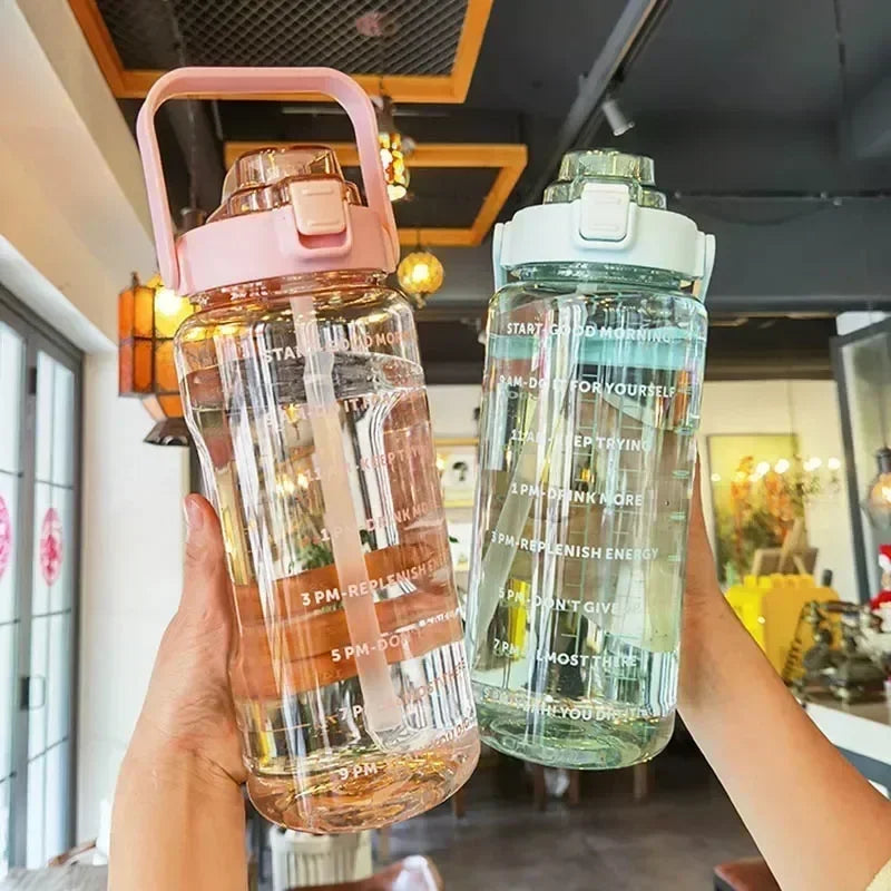 Motivational Water Bottle with Time Marker