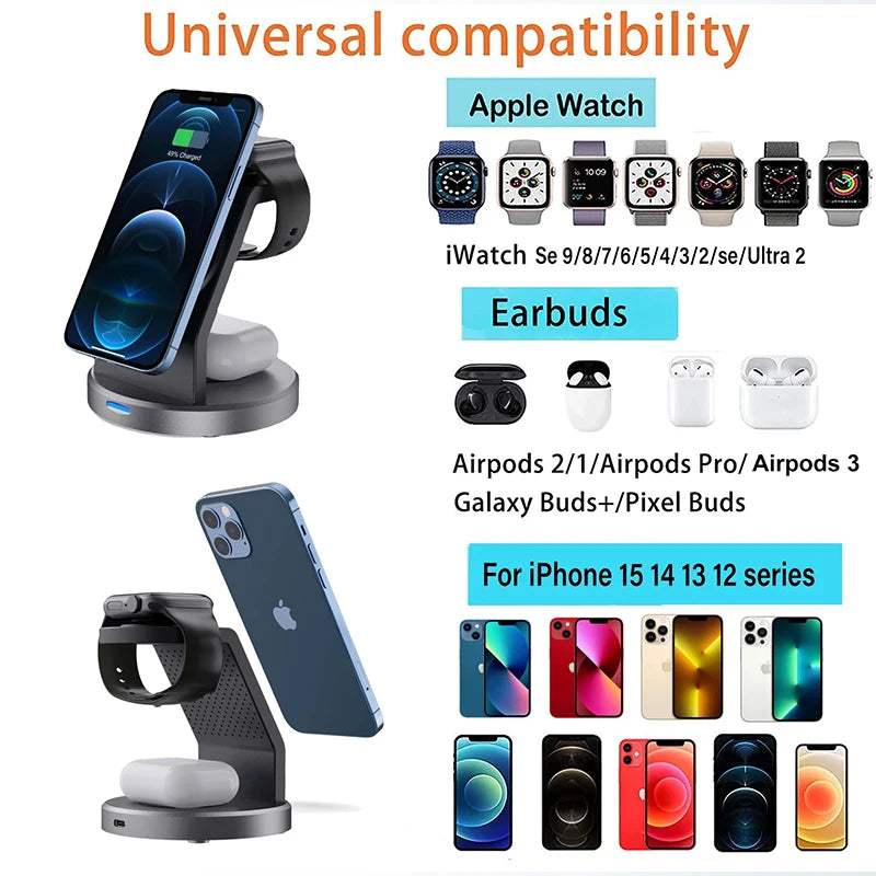 3-in-1 Wireless Charging Station