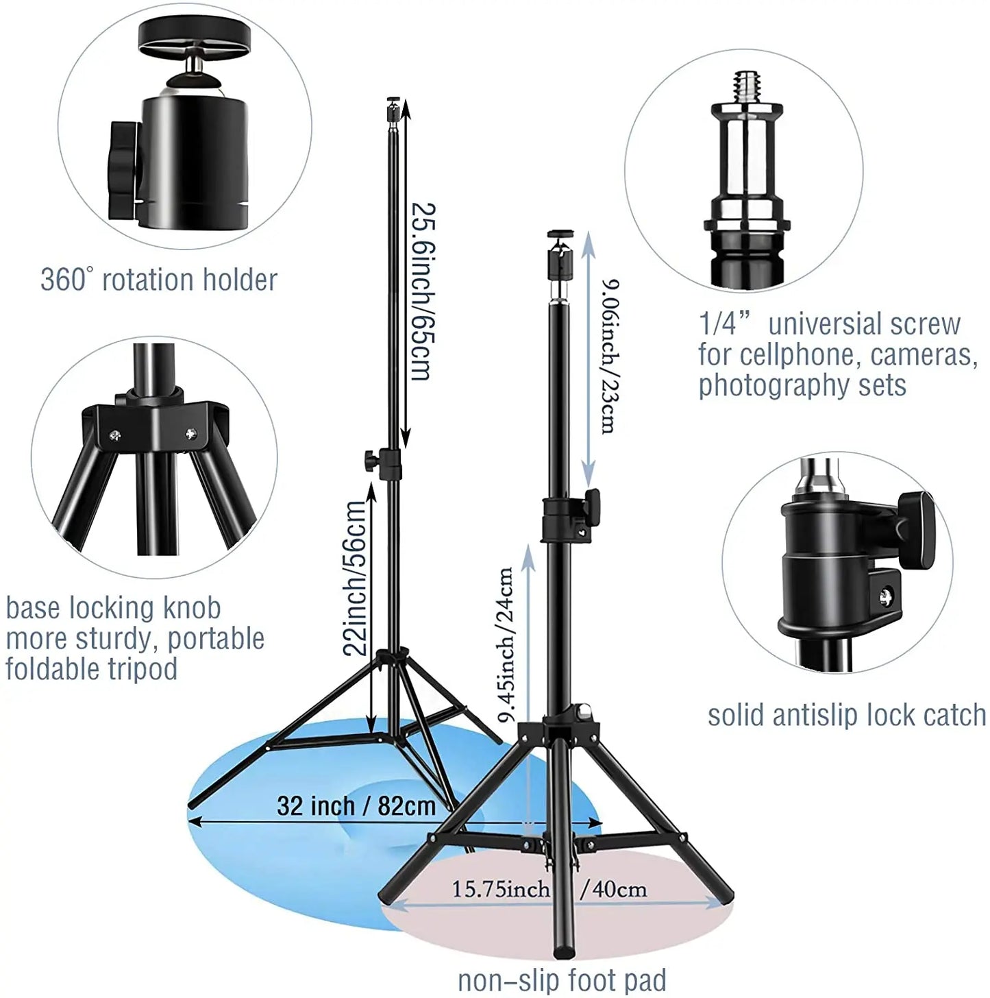 LED Ring Light with Tripod Stand
