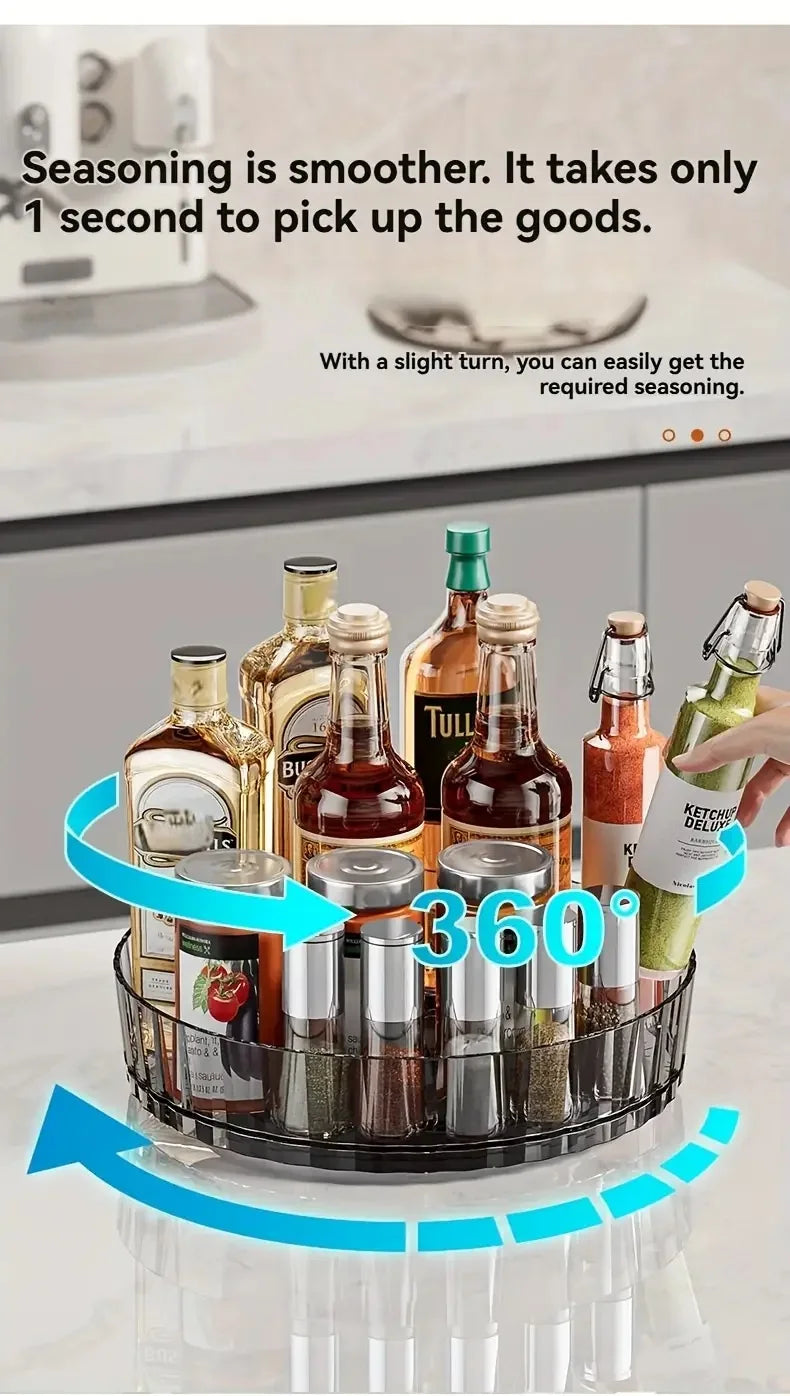 360° Rotating Kitchen Organizer