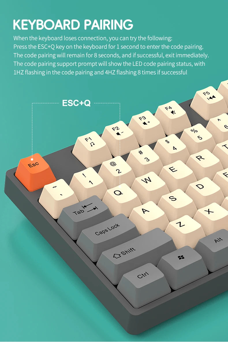 Silent Wireless Keyboard and Mouse Combo