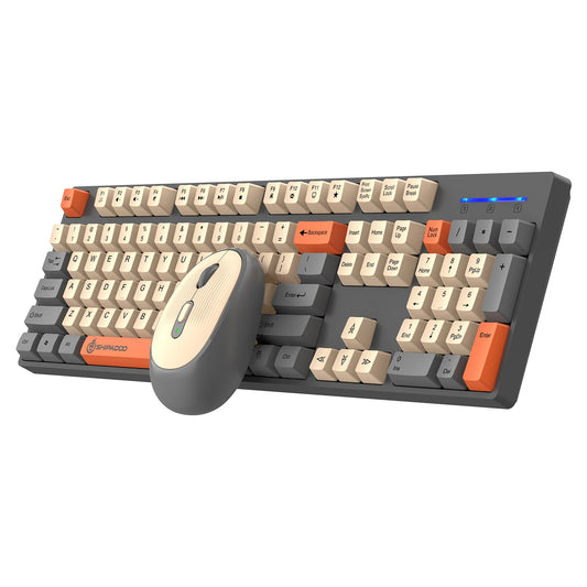 Silent Wireless Keyboard and Mouse Combo