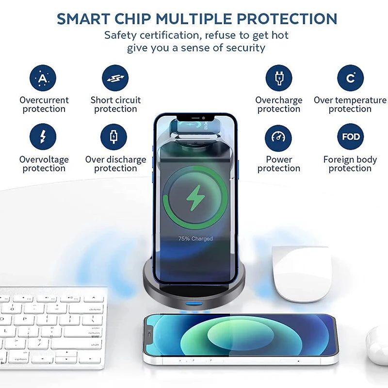 3-in-1 Wireless Charging Station