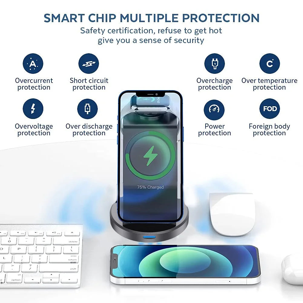 3-in-1 Wireless Charging Station