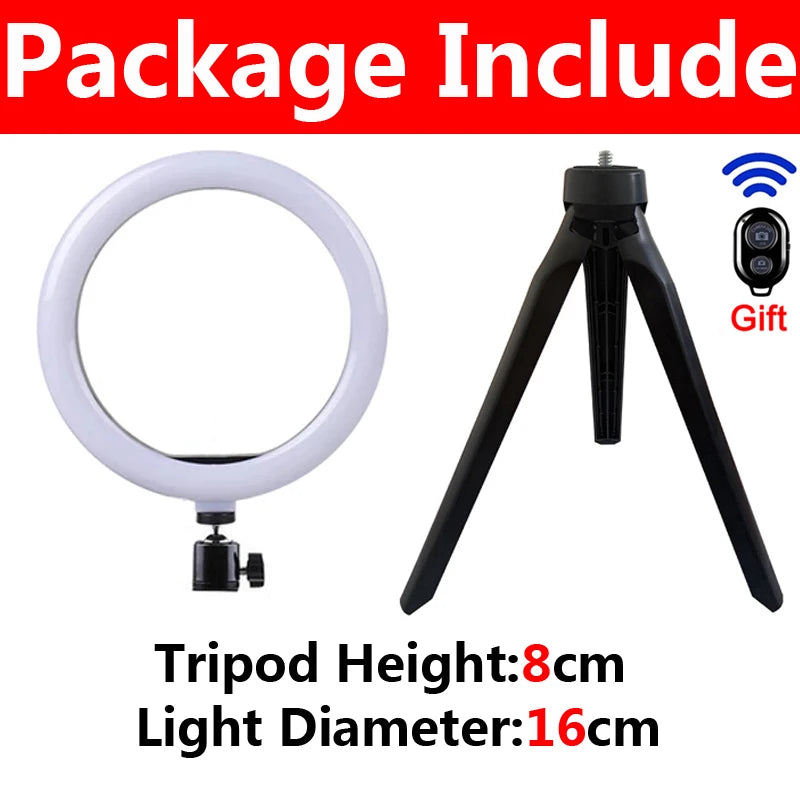LED Ring Light with Tripod Stand
