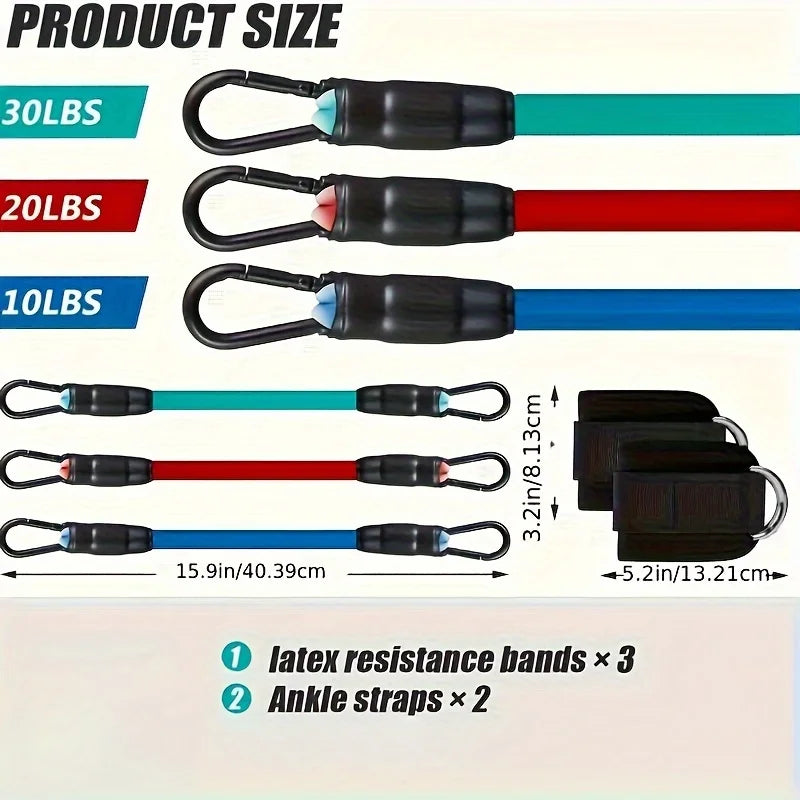 Ankle Resistance Bands Set