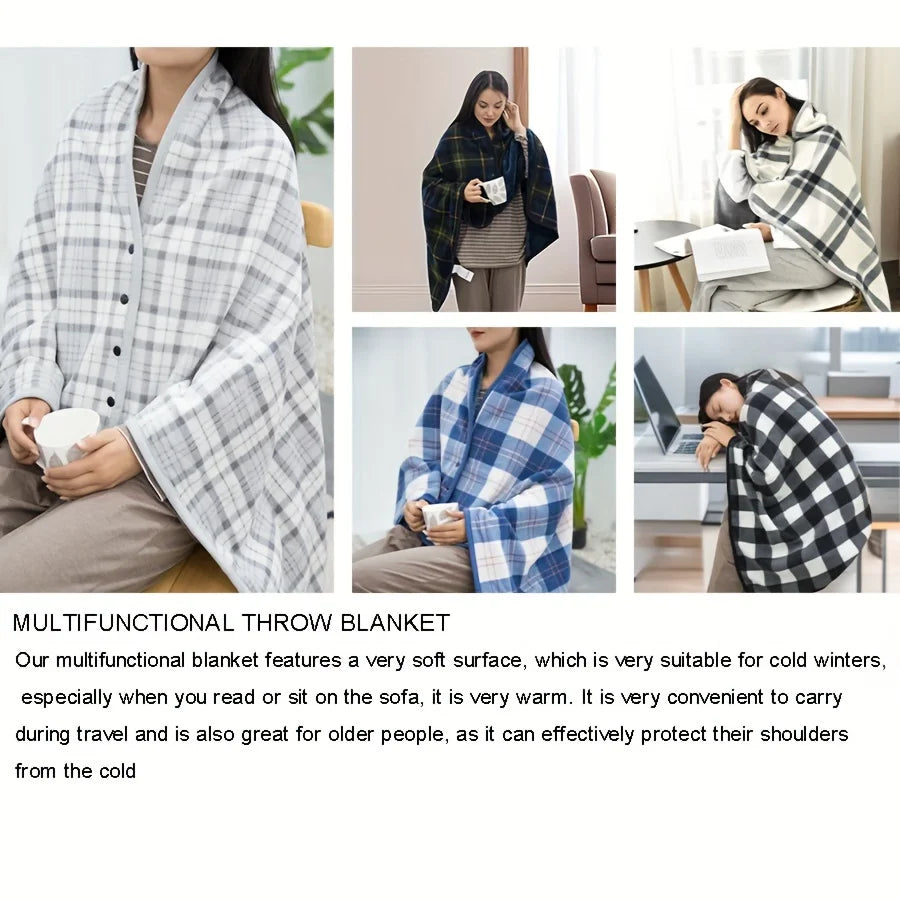 Cozy Wearable Blanket Wrap