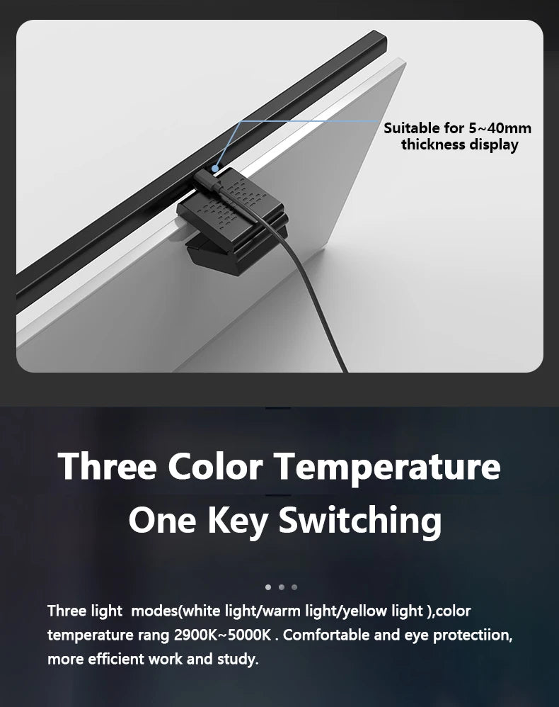 Monitor Light Bar — LED Desk Lamp